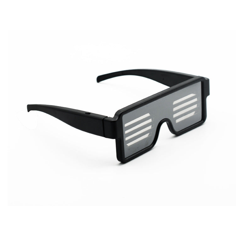 LED Light-Up Glasses with Multifunctional Display