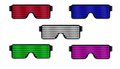 LED Light-Up Glasses with Multifunctional Display