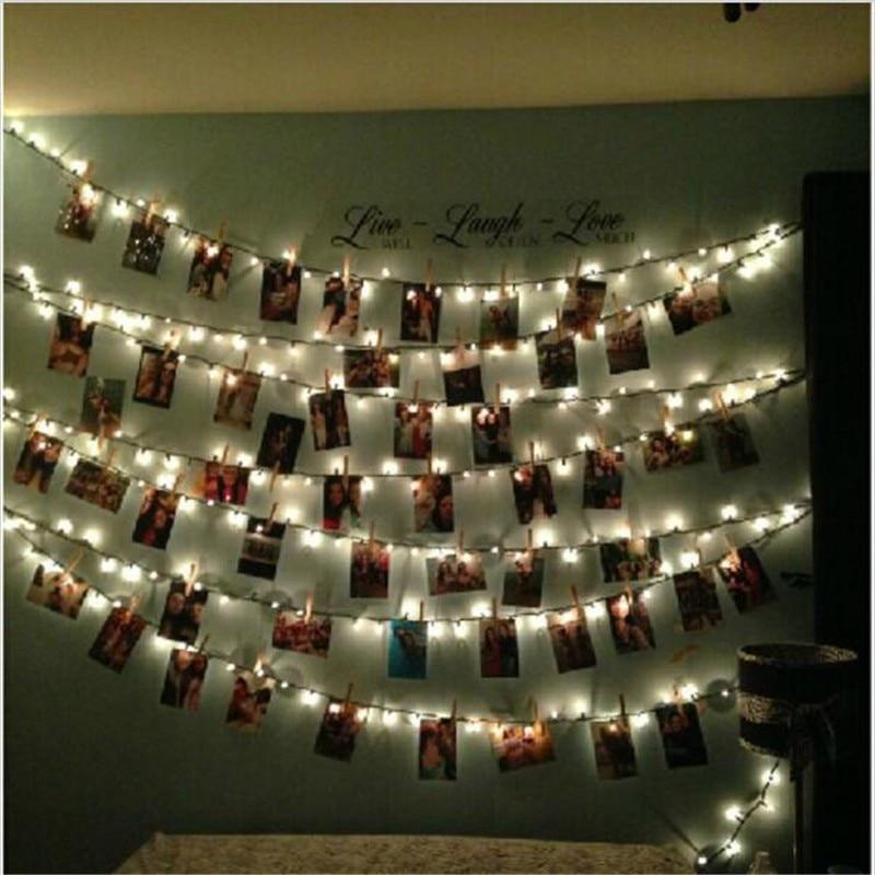 LED Photo Clip String