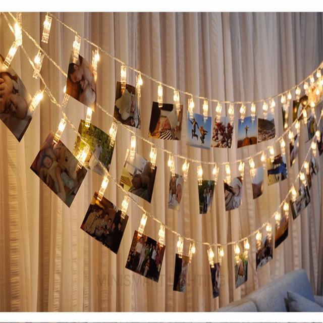 LED Photo Clip String