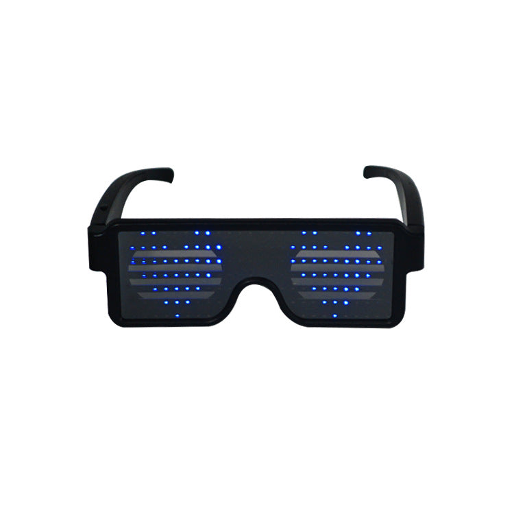 LED Light-Up Glasses with Multifunctional Display