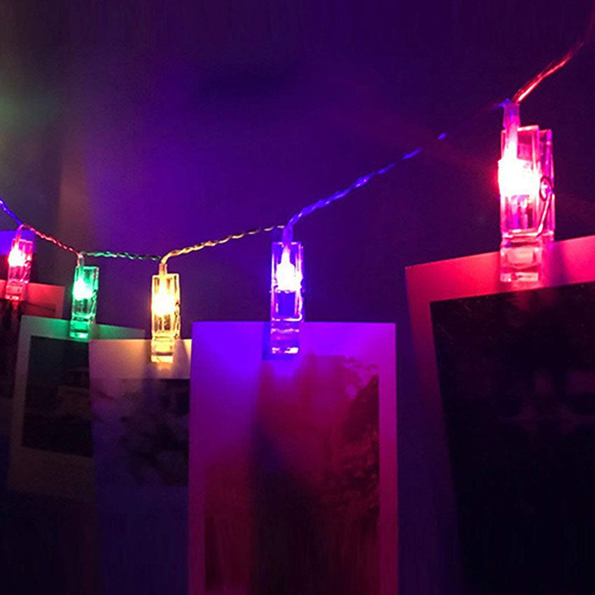LED Photo Clip String
