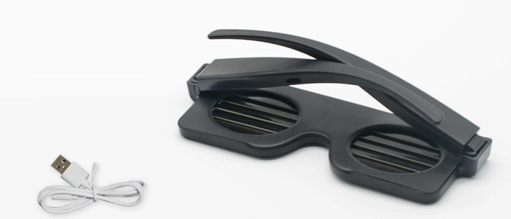 LED Light-Up Glasses with Multifunctional Display