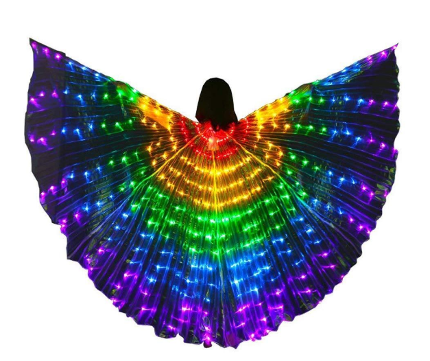 Colorful LED Dancing Wings for Children